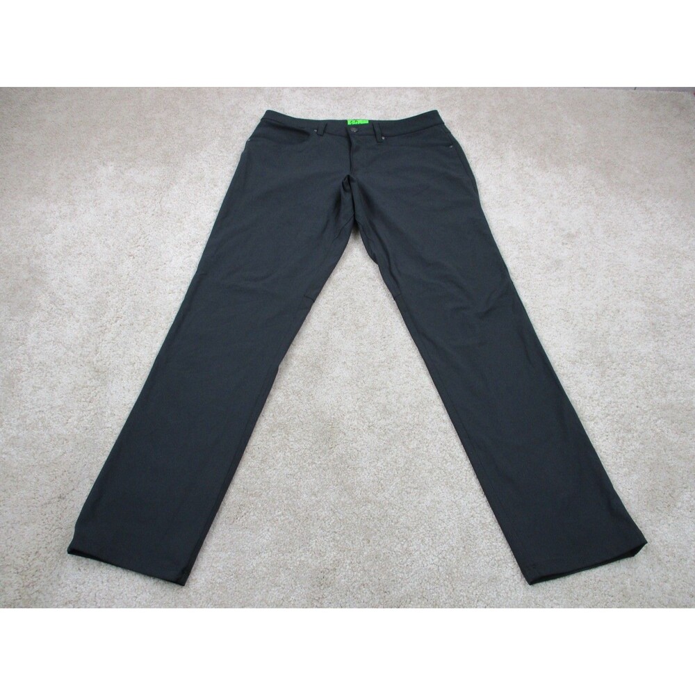 Lululemon ABC Commission Pants Mens 32 Gray Performance Stretch Golf Chino 32x31